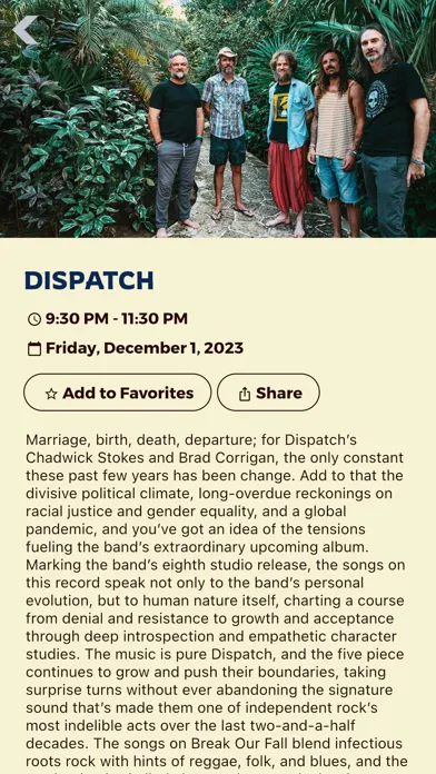 Tangkapan layar DISPATCH's Wild Ones Weekend