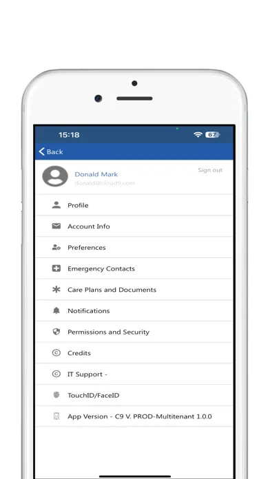 Cloud 9 Collaborative Care应用截图