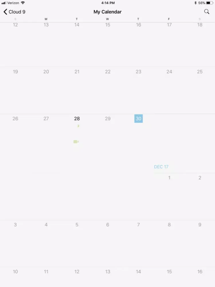 ภาพหน้าจอของ Cloud9Psych iPad 