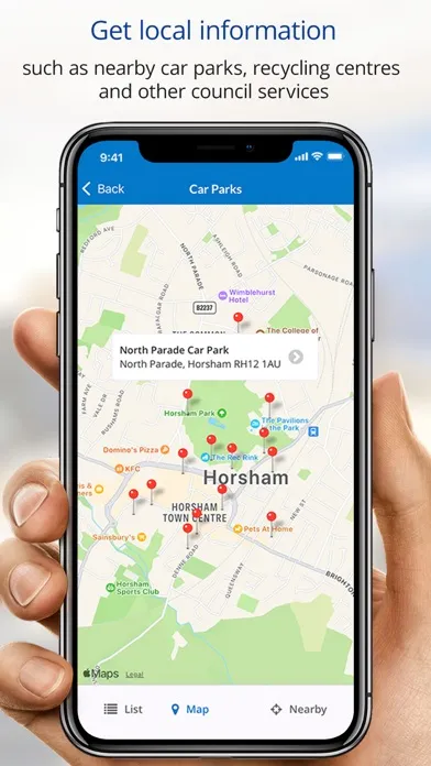 Capturas de pantalla de Horsham District Council