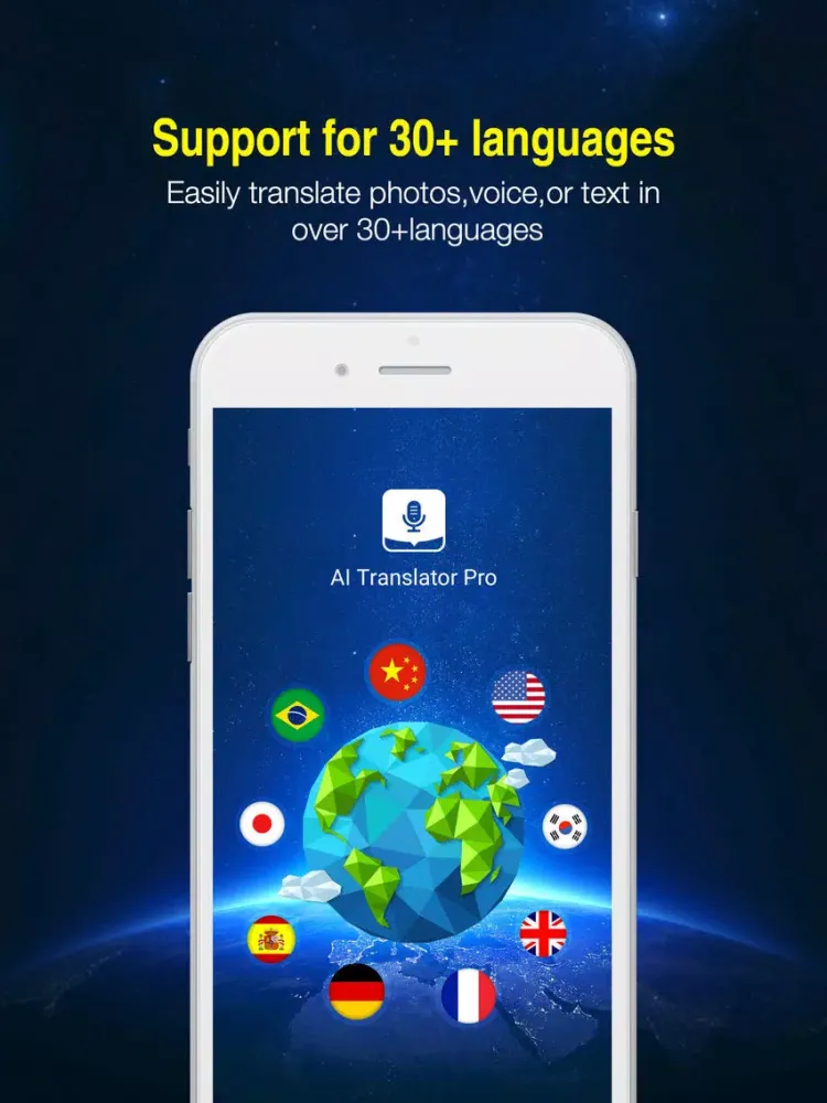AI Translator Pro - Photo & Voice Translator iPad  स्क्रीनशॉट