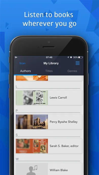 Captures d'écran de CloudBeats: audio book player