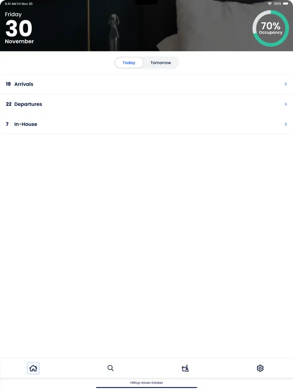 Cloudbeds iPad  স্ক্রিনশট