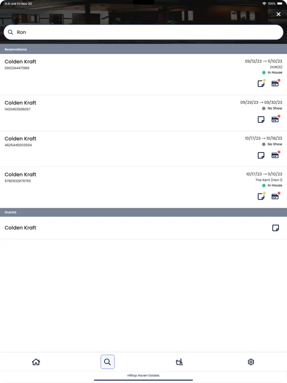 Cloudbeds iPad  স্ক্রিনশট