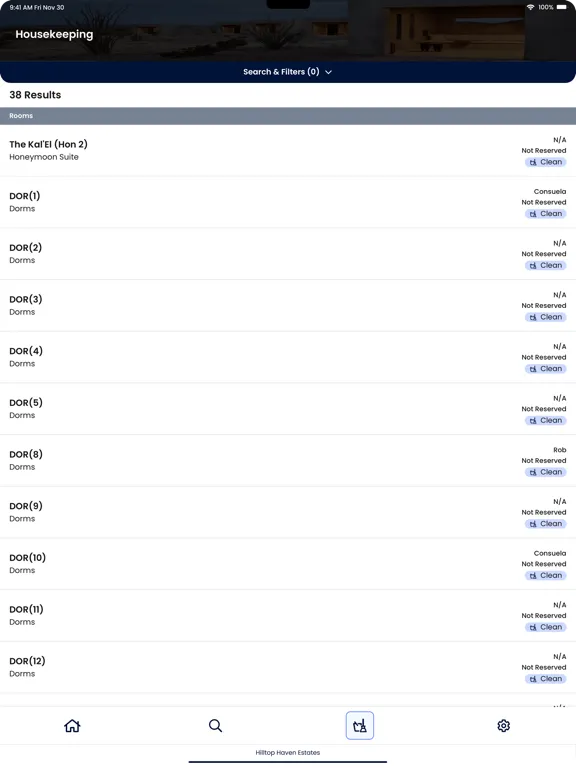 Cloudbeds iPad  স্ক্রিনশট