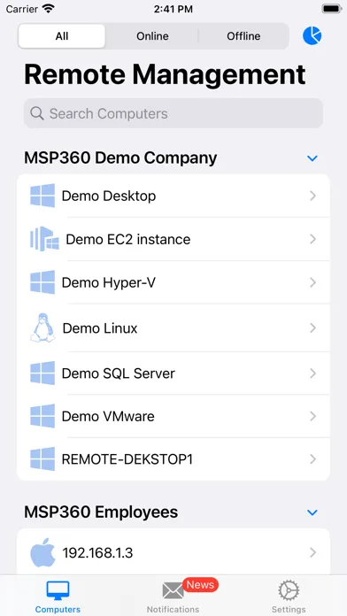 MSP Control应用截图