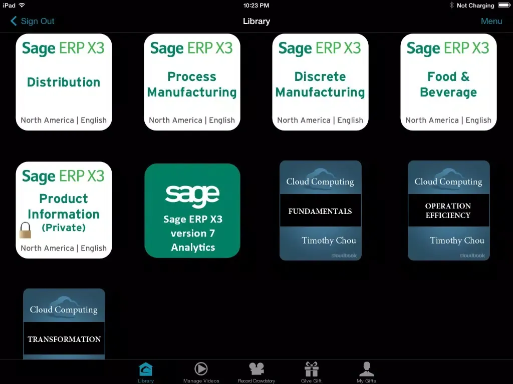 Capturas de pantalla de Cloudbook Reader iPad 