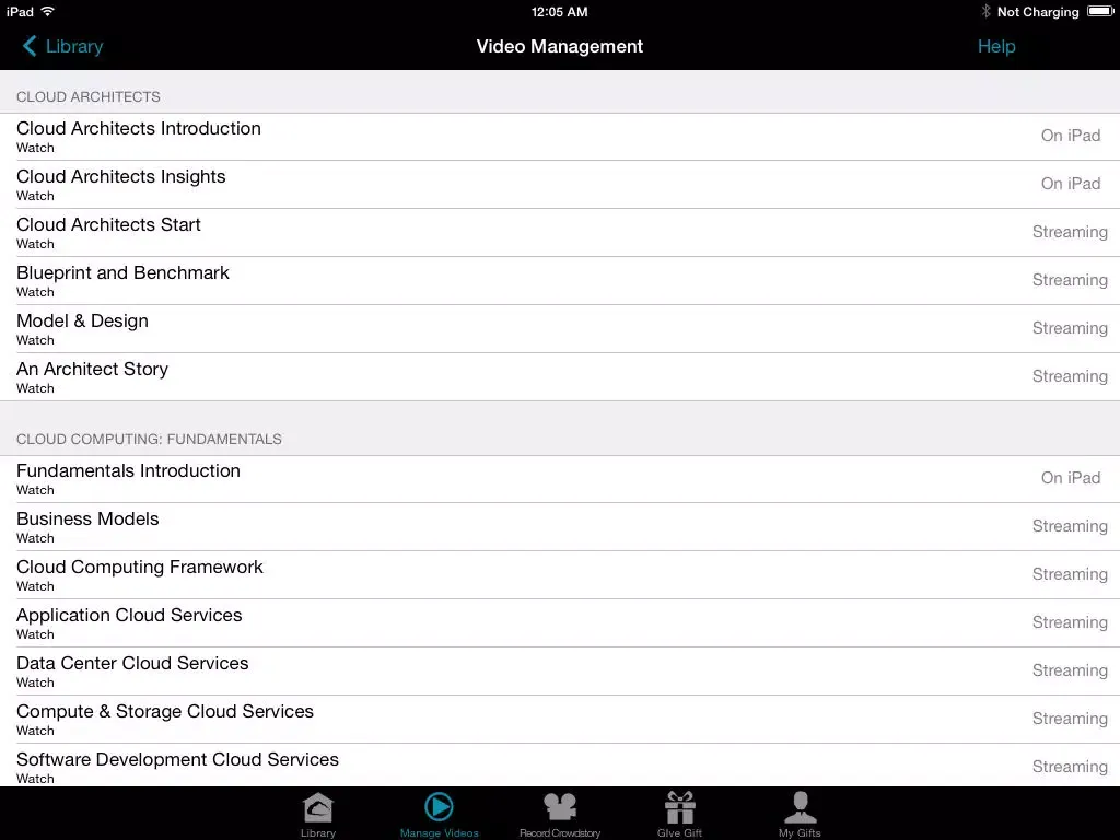 Capturas de pantalla de Cloudbook Reader iPad 