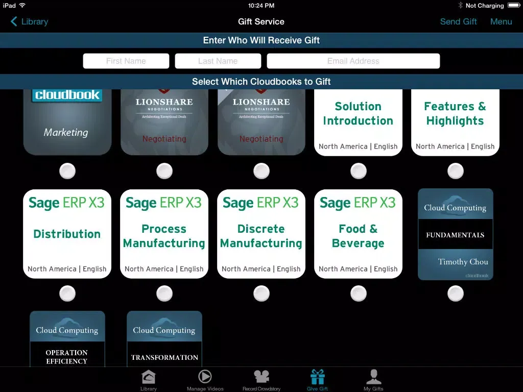 Capturas de pantalla de Cloudbook Reader iPad 