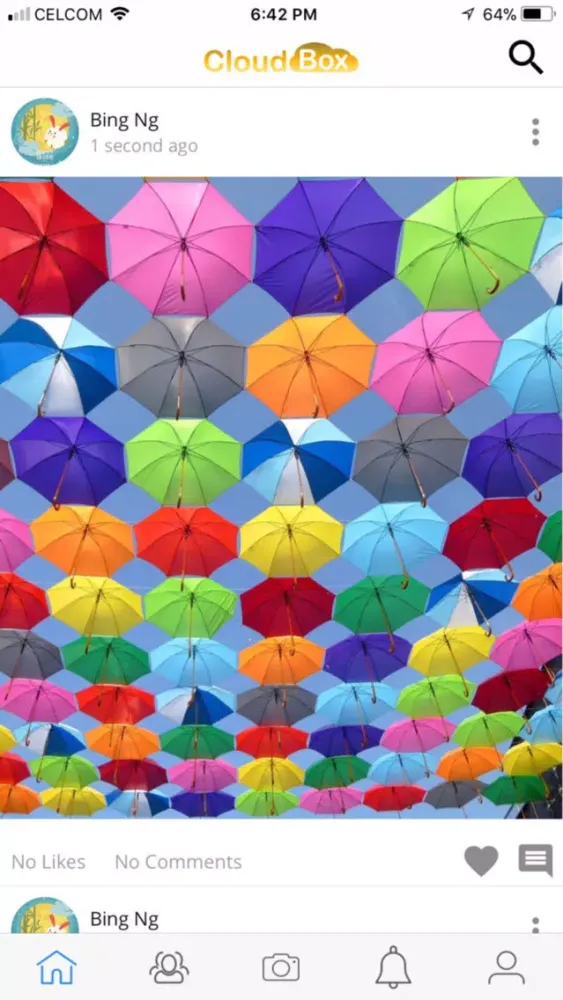 Zrzuty ekranu Cloudbox - Share Your Moments
