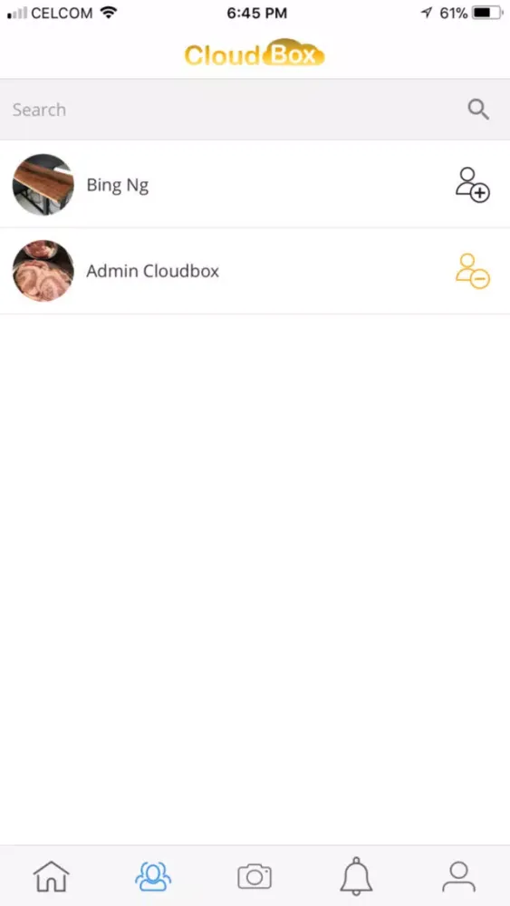 Zrzuty ekranu Cloudbox - Share Your Moments