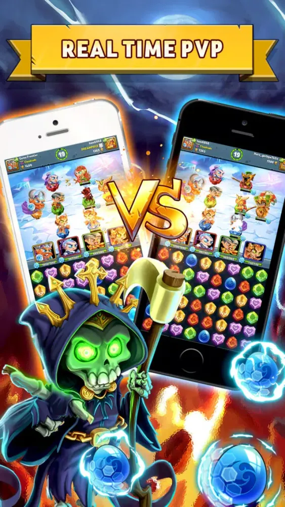 Screenshot di Gems Frontier - Puzzle Battles