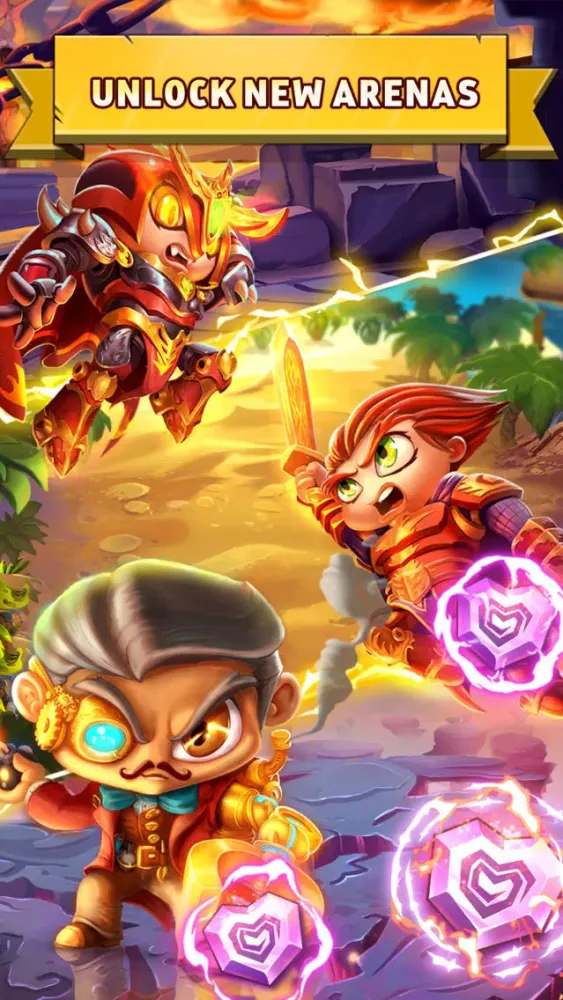 Screenshot di Gems Frontier - Puzzle Battles