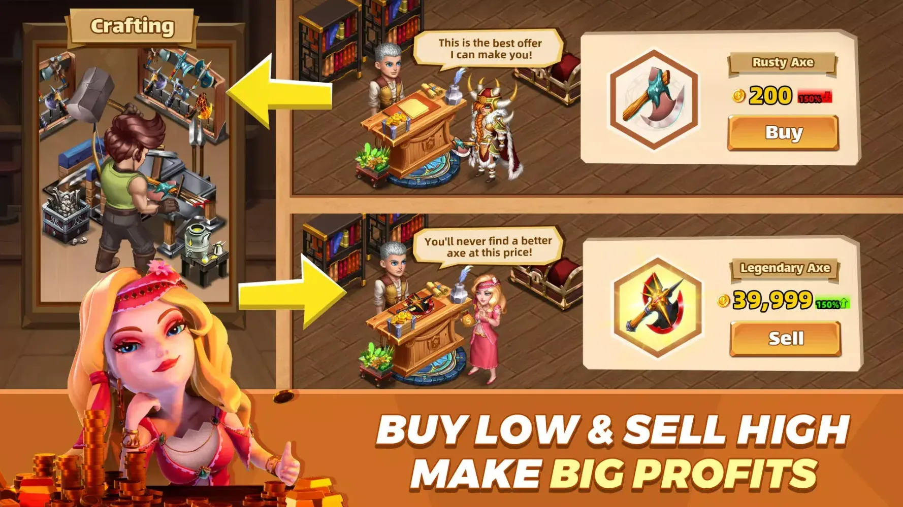 Shop Legends: Tycoon RPG स्क्रीनशॉट