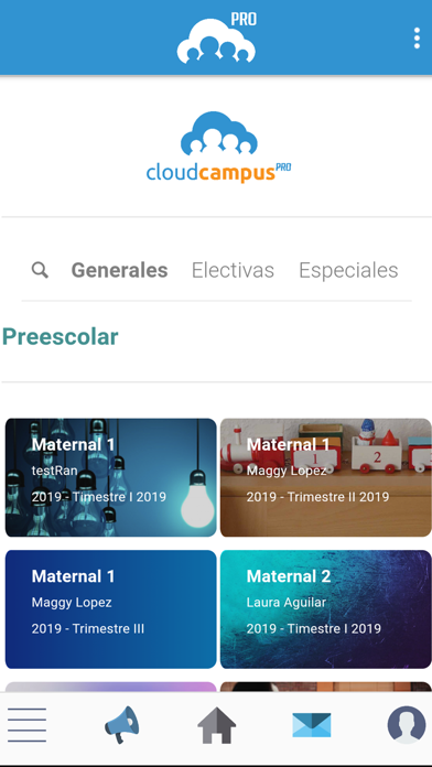 Tangkapan skrin Cloud Campus Pro Panamá