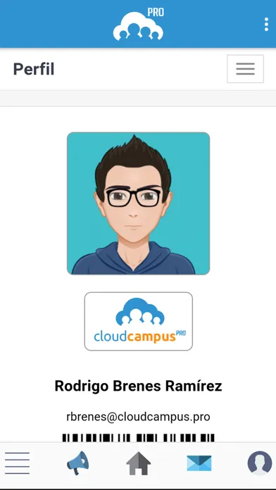 Ảnh chụp màn hình của Cloud Campus Pro Panamá