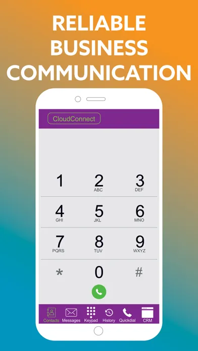 Zrzuty ekranu CloudConnect UC