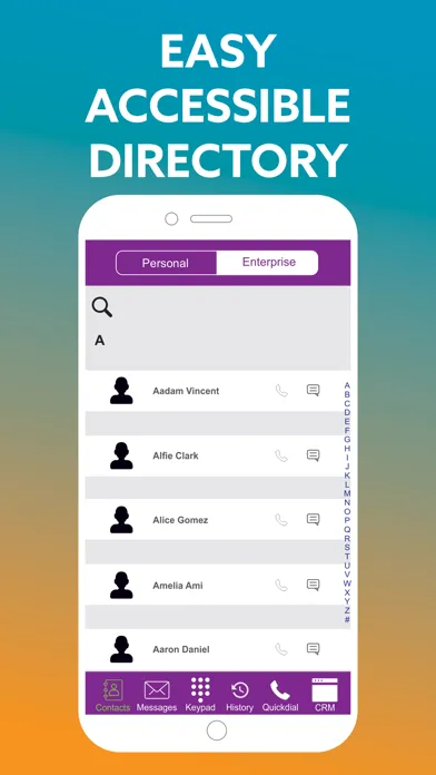Zrzuty ekranu CloudConnect UC