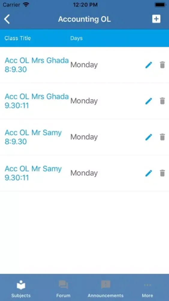 Zrzuty ekranu Al Bashaer School
