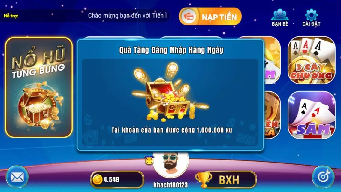 Capturas de tela do Tien Len Viet Nam VIP