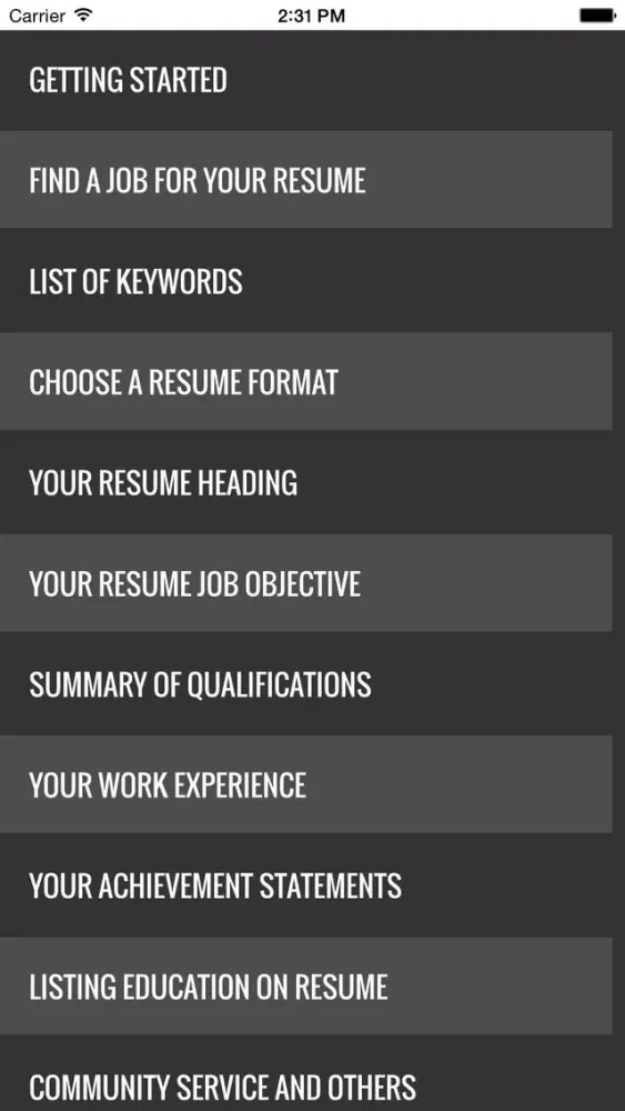 Guide to writing the perfect Curriculum Vitae (Résumé)应用截图