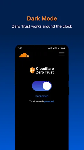 Tangkapan skrin Cloudflare One Agent