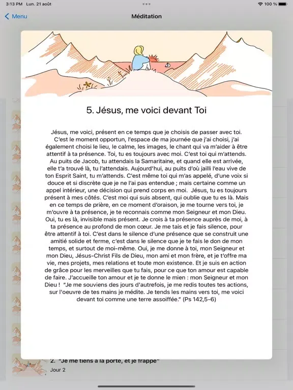 Prier en silence iPad  스크린샷