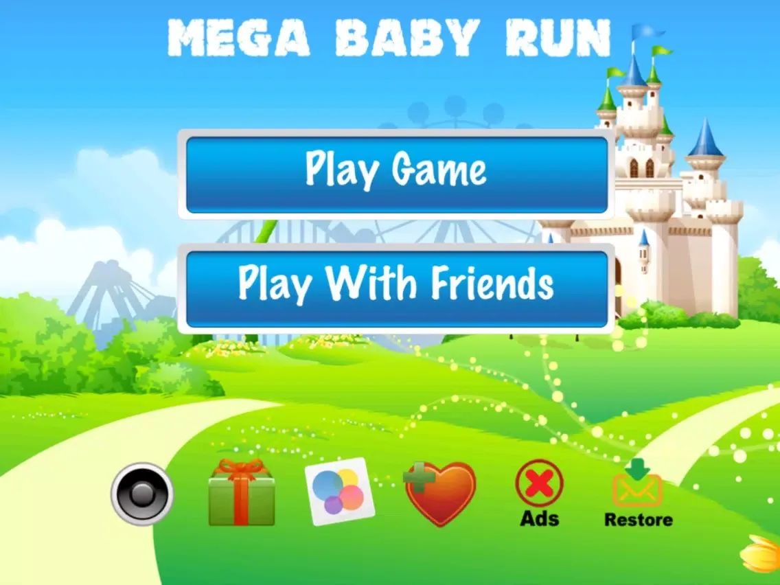 ภาพหน้าจอของ Mega Baby Run Free - Crush Monsters & Collect Candies in OZ Garden iPad 