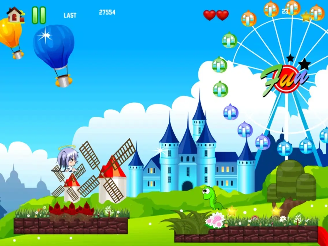 ภาพหน้าจอของ Mega Baby Run Free - Crush Monsters & Collect Candies in OZ Garden iPad 