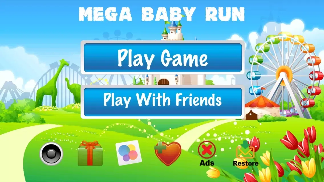 ภาพหน้าจอของ Mega Baby Run Free - Crush Monsters & Collect Candies in OZ Garden