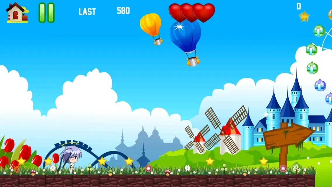 ภาพหน้าจอของ Mega Baby Run Free - Crush Monsters & Collect Candies in OZ Garden