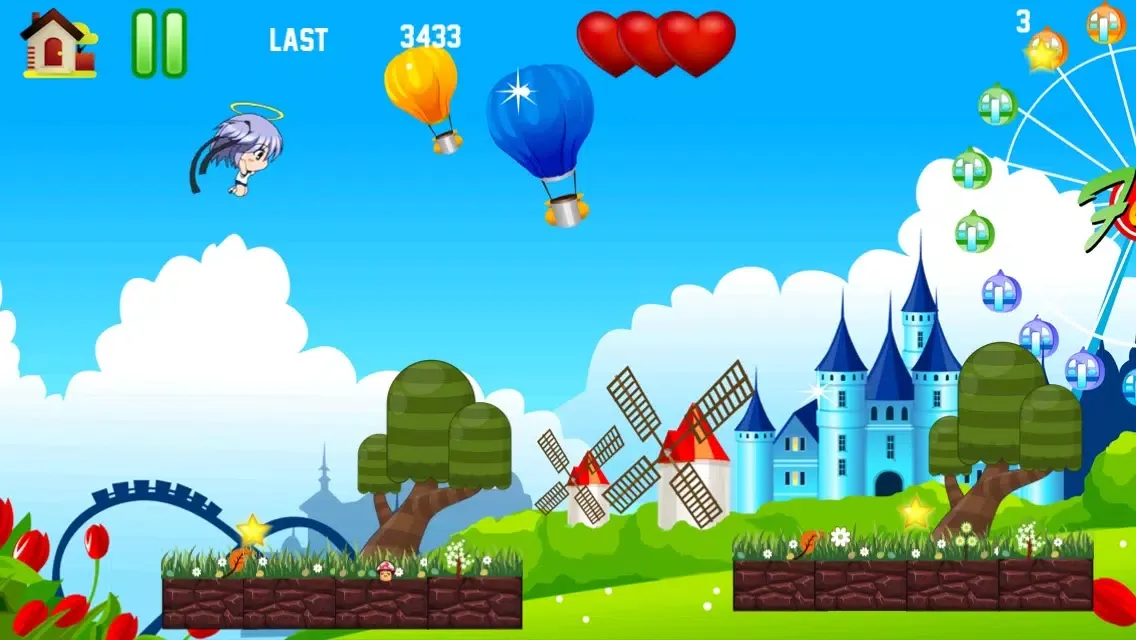 ภาพหน้าจอของ Mega Baby Run Free - Crush Monsters & Collect Candies in OZ Garden