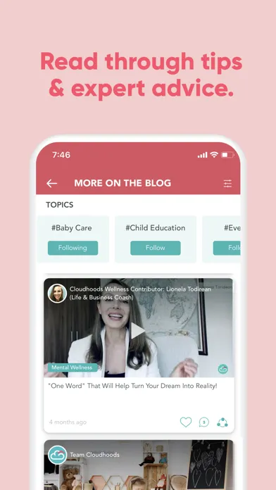 Capturas de tela do Cloudhoods: Empowering Women