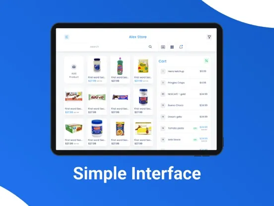 Скриншоты FabPOS Point of Sale System iPad 