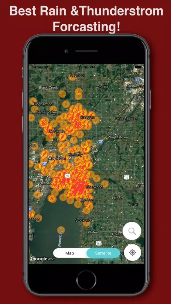 تصاویر Live Cloud Lightning Radar Pro