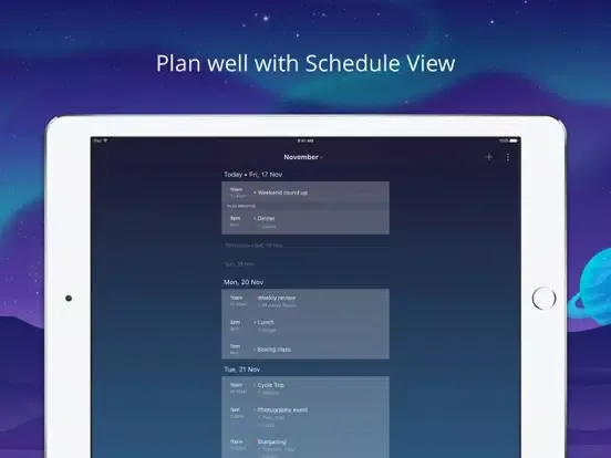 Newton Calendar iPad  سکرین شاٹس