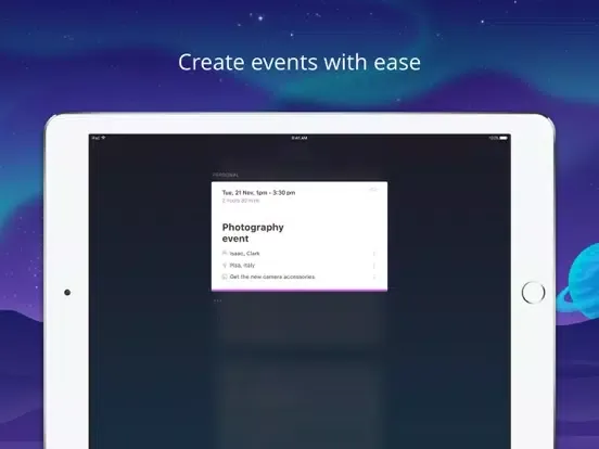 Newton Calendar iPad  سکرین شاٹس