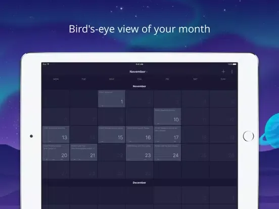 Newton Calendar iPad  سکرین شاٹس