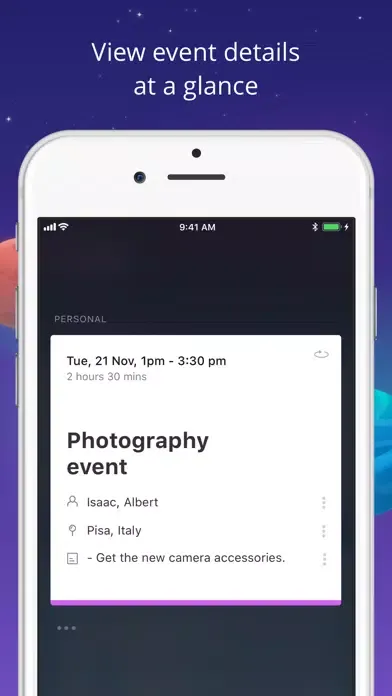 Newton Calendar سکرین شاٹس