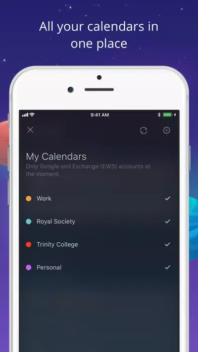 Newton Calendar سکرین شاٹس