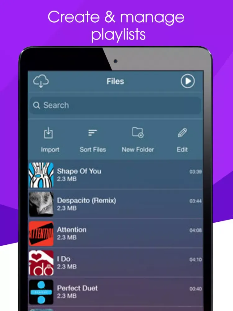 My MP3: Offline Music Player iPad  سکرین شاٹس