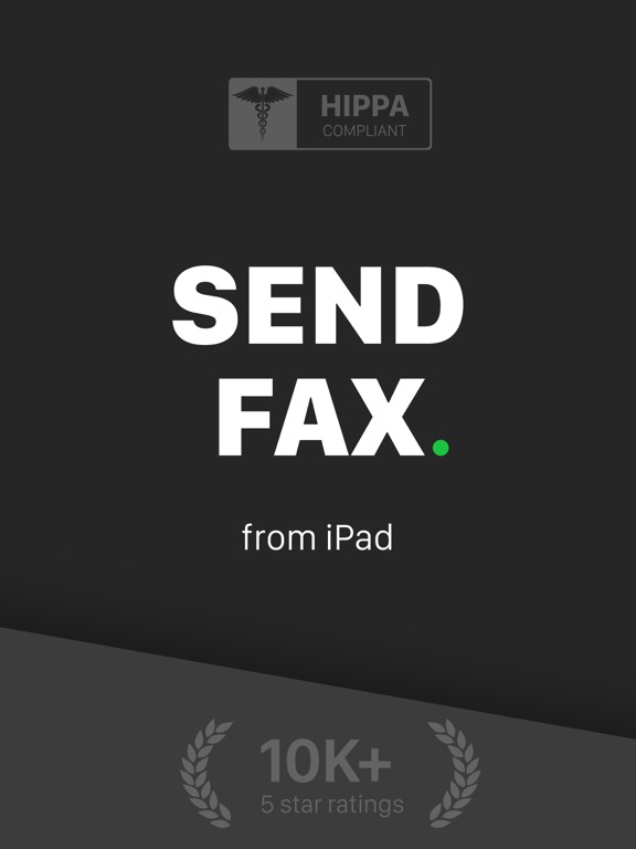 FAX from iPhone - Send Doc iPad 应用截图