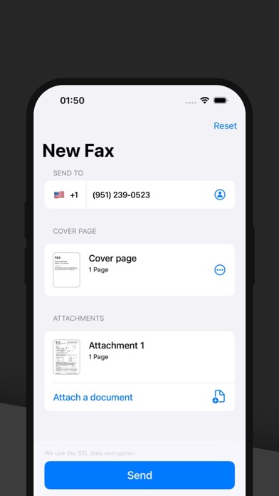 FAX from iPhone - Send Doc应用截图