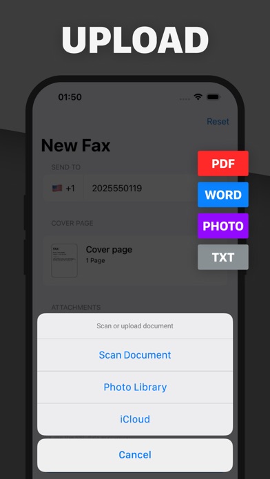 FAX from iPhone - Send Doc应用截图