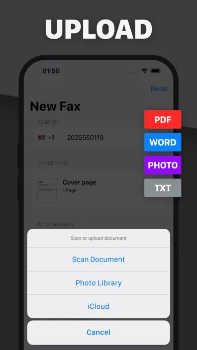 FAX from iPhone - Send Doc应用截图
