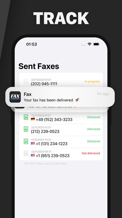 FAX from iPhone - Send Doc应用截图