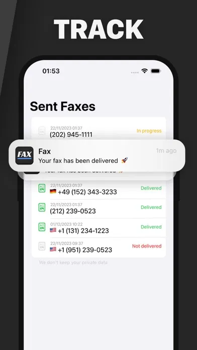 FAX from iPhone - Send Doc应用截图