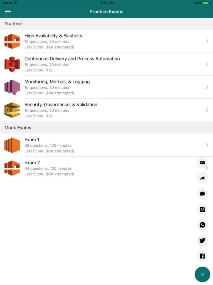 ภาพหน้าจอของ Professional - AWS DevOps Cert iPad 