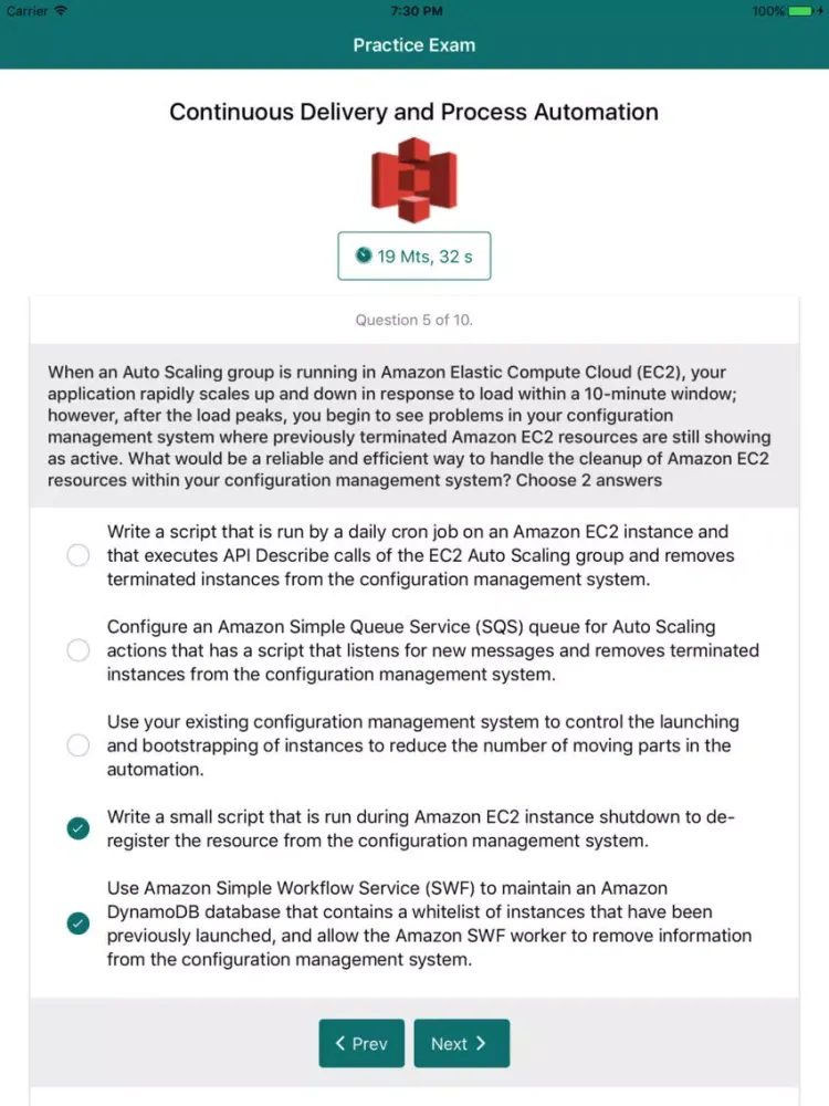 ภาพหน้าจอของ Professional - AWS DevOps Cert iPad 