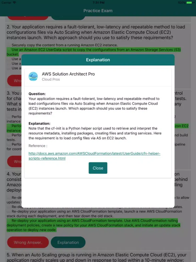 ภาพหน้าจอของ Professional - AWS DevOps Cert iPad 